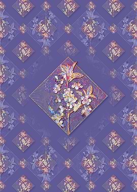 White Plum Flower Pattern