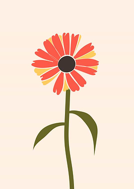 Cute Floral modern art