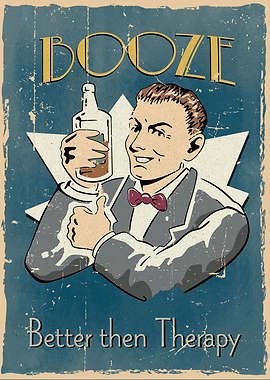 Booze vintage posters