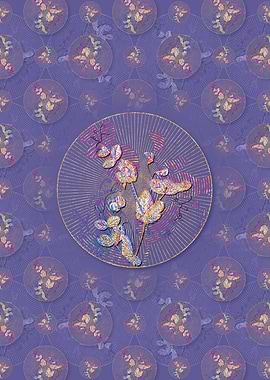 White Pea Flower Pattern