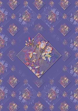 Velvet China Rose Pattern