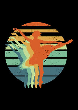 Ballerina Retro Vintage