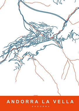 ANDORRA LA VELLA Map