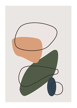 Abstract contemporary line