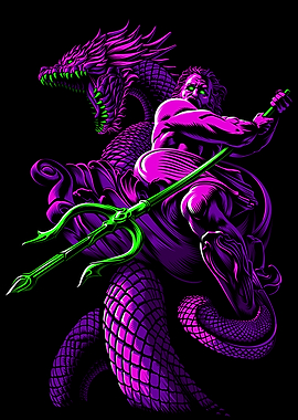 Poseidon with Trident