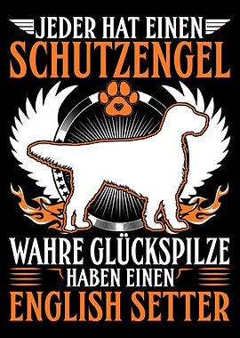 English Setter Schutzengel