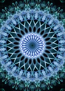 Frozen mandala
