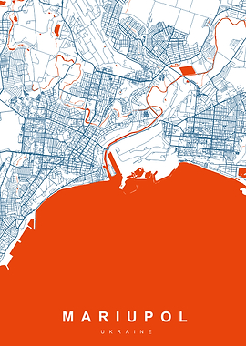 MARIUPOL Map UKRAINE