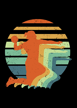 Handball Retro Vintage