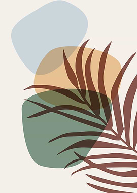 Botanical abstract shapes