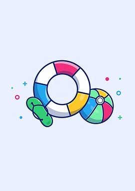 Swimming Tires And Sandal