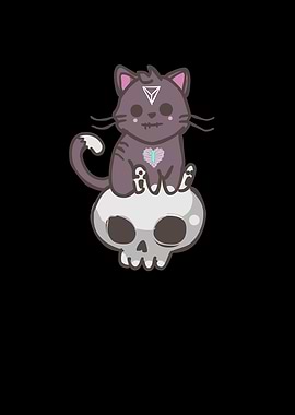 Cat Satanic Kawaii
