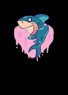 Evil Shark kawaii