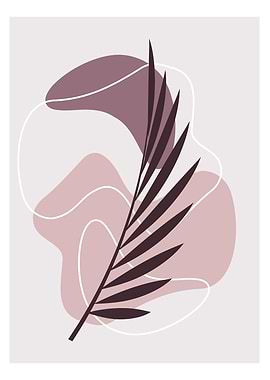 Abstract Tropical leaves