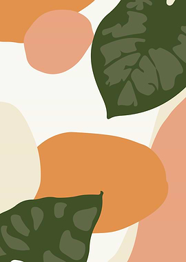 Abstract Botanical plant