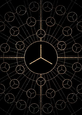 Gold Glyph Rune Sign Seal