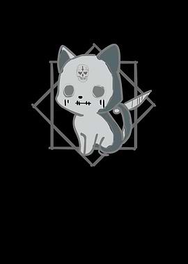 Cat Satanic Kawaii