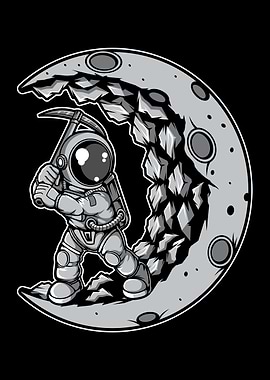 Astronaut Moon Digger