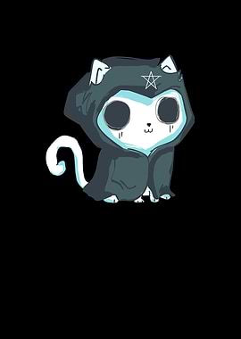 Cat Satanic Kawaii