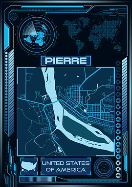 PIERRE MAP USA