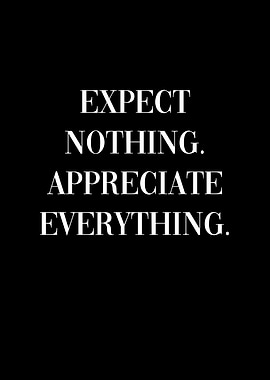 Expect Nothing