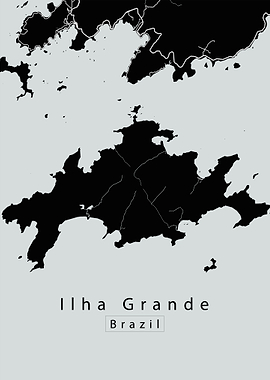 Ilha Grande Island Map