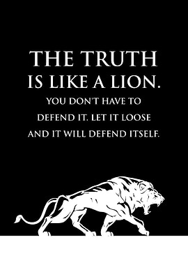 Lion Truth Augustine