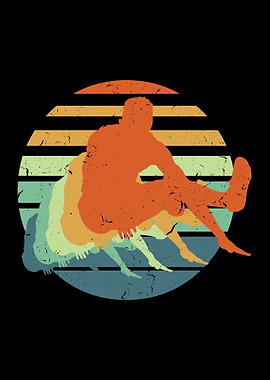 Long Jump Retro Vintage