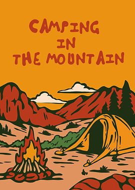 Camping in the mountain