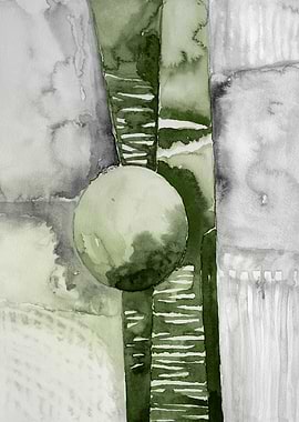 Green gray abstract