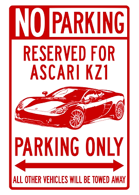 Ascari KZ1 Parking Only