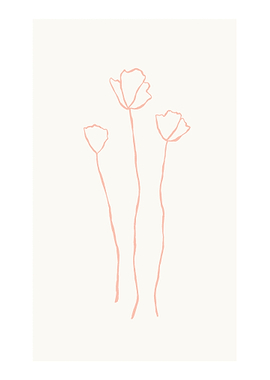 Line Art Flowers