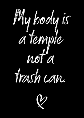 Vegan My Body Is A Temple
