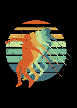 Javelin Throw Vintage