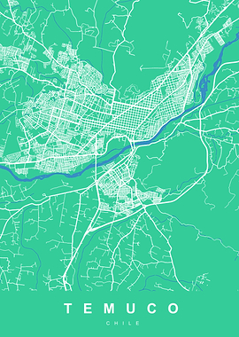 TEMUCO Map CHILE