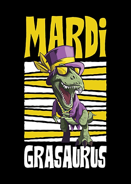 Mardi Gras Dinosaur