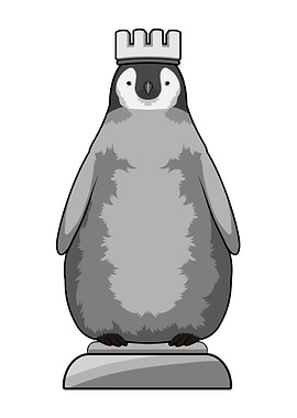 Penguin Chess piece King
