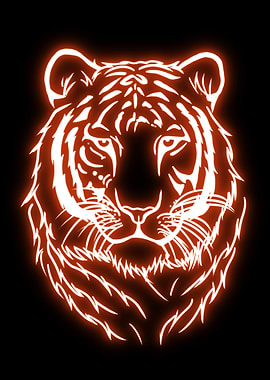 Tiger neon