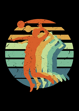 Volleyball Retro Vintage