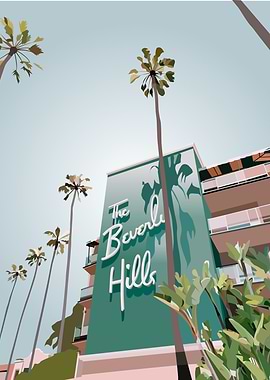 Beverly Hills Illustratio