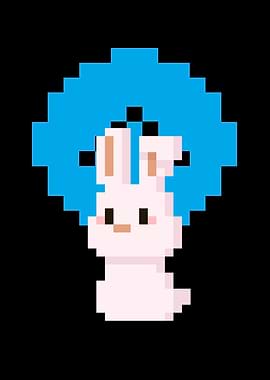 Bunny Pixel Game Rabbit