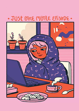 Comic Girl Binge watching