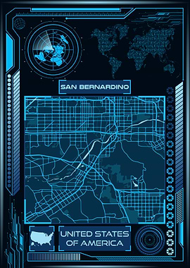 SAN BERNARDINO MAP USA