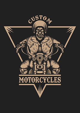 Biker custom motorcycles