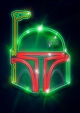 Boba Fett neon