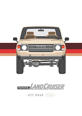 FJ60 lines color