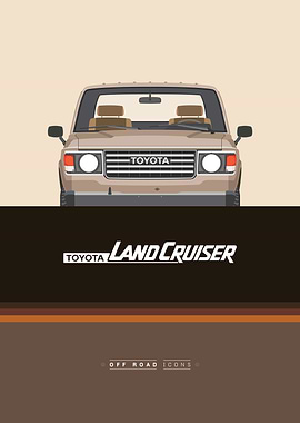 FJ60 brown background