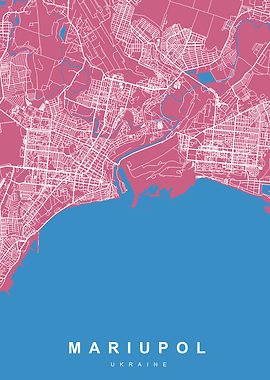 MARIUPOL Map UKRAINE