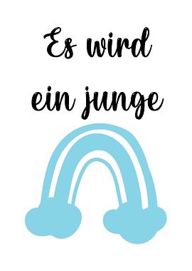 Es wird ein Junge