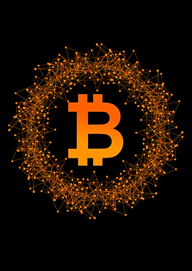 Bitcoin Symbol abstract